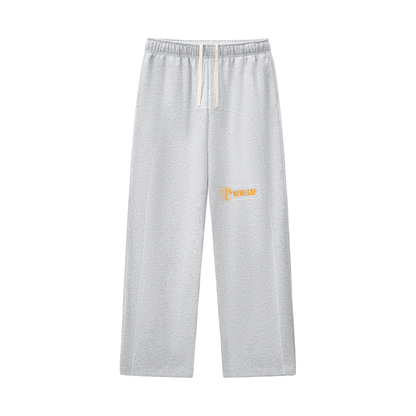 CONTRAST-STITCHED NEW LEAF STUDIO SWEATPANTS
