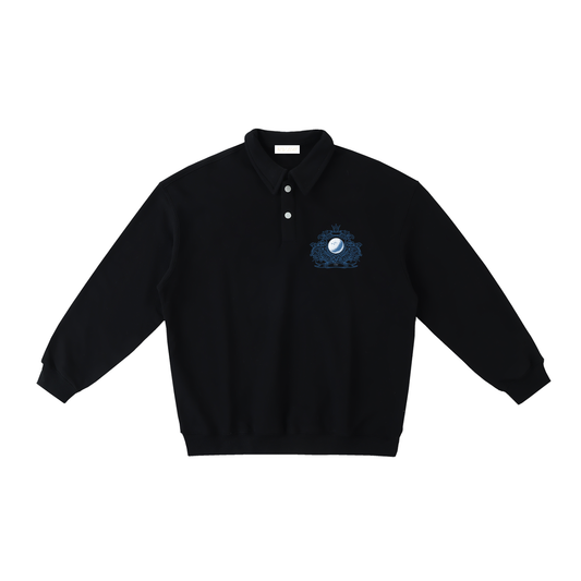NEW LEAF CLUB POLO SWEATSHIRT POLO SWEATSHIRT