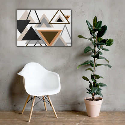 Triangle Abstract - Canvas