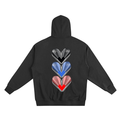 Gated Heart - Heavyweight Zip-up Hoodie
