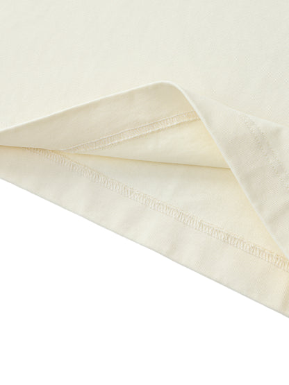 Loose Cotton Short-Sleeve Polo Shirt