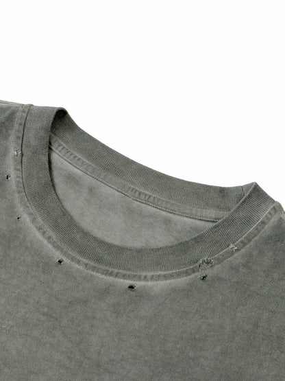 Hardcore Frenzy -  Distressed Grommet Eyelet Tank Top